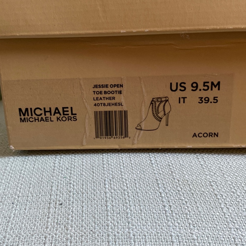Michael Kors Jessie Open Toe Bootie